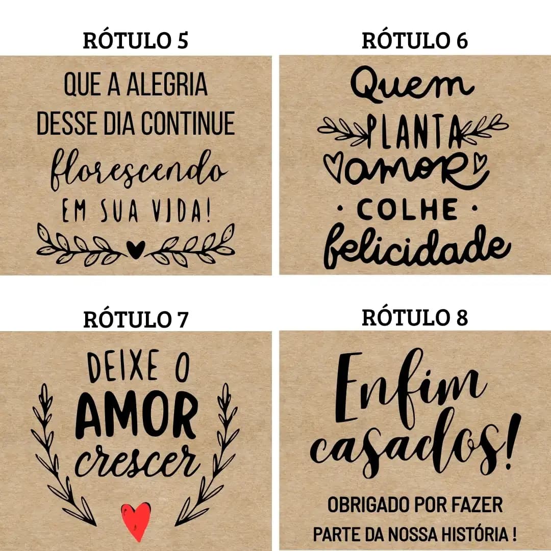 Rótulo personalizado para suculenta 1