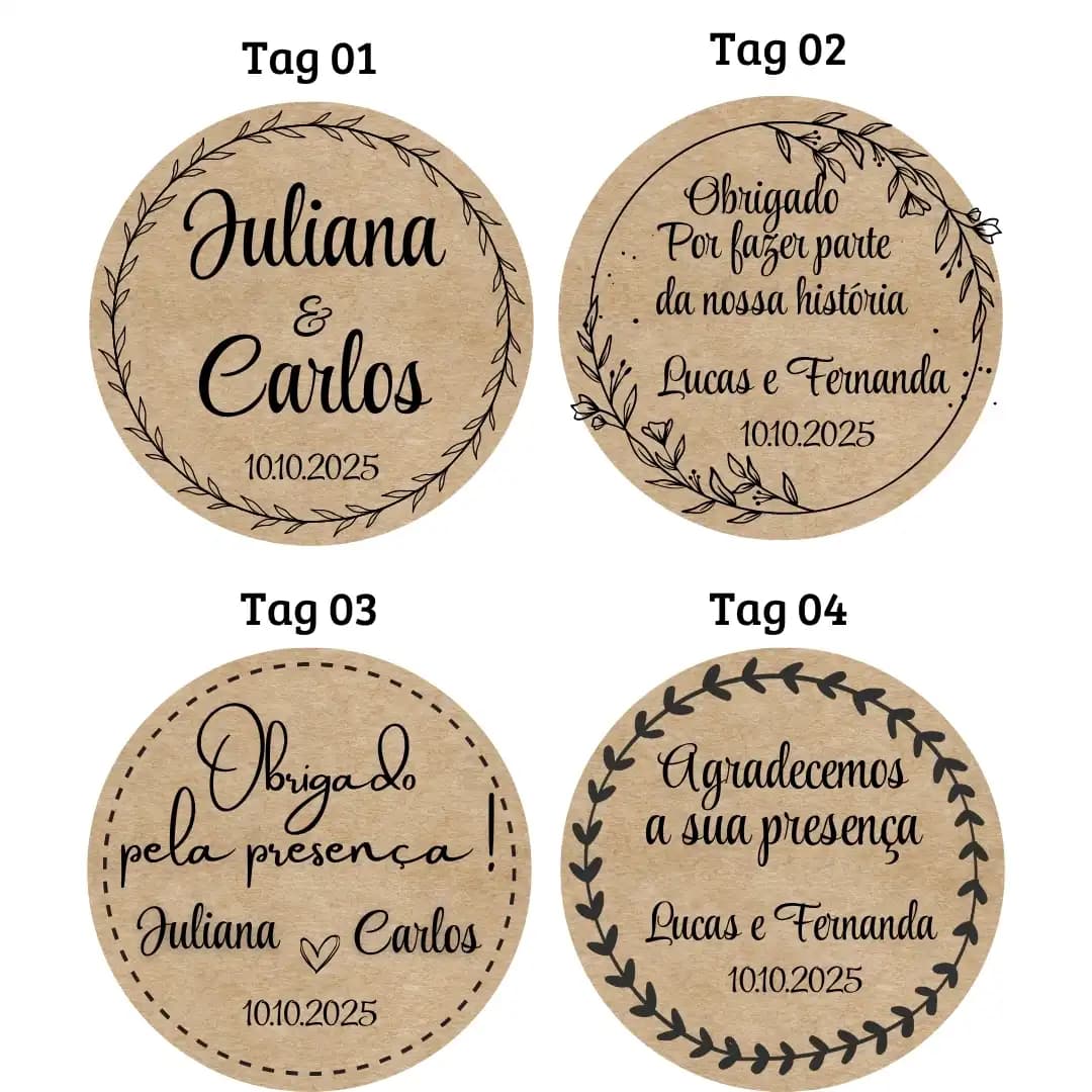 Tag personalizada para suculenta 1