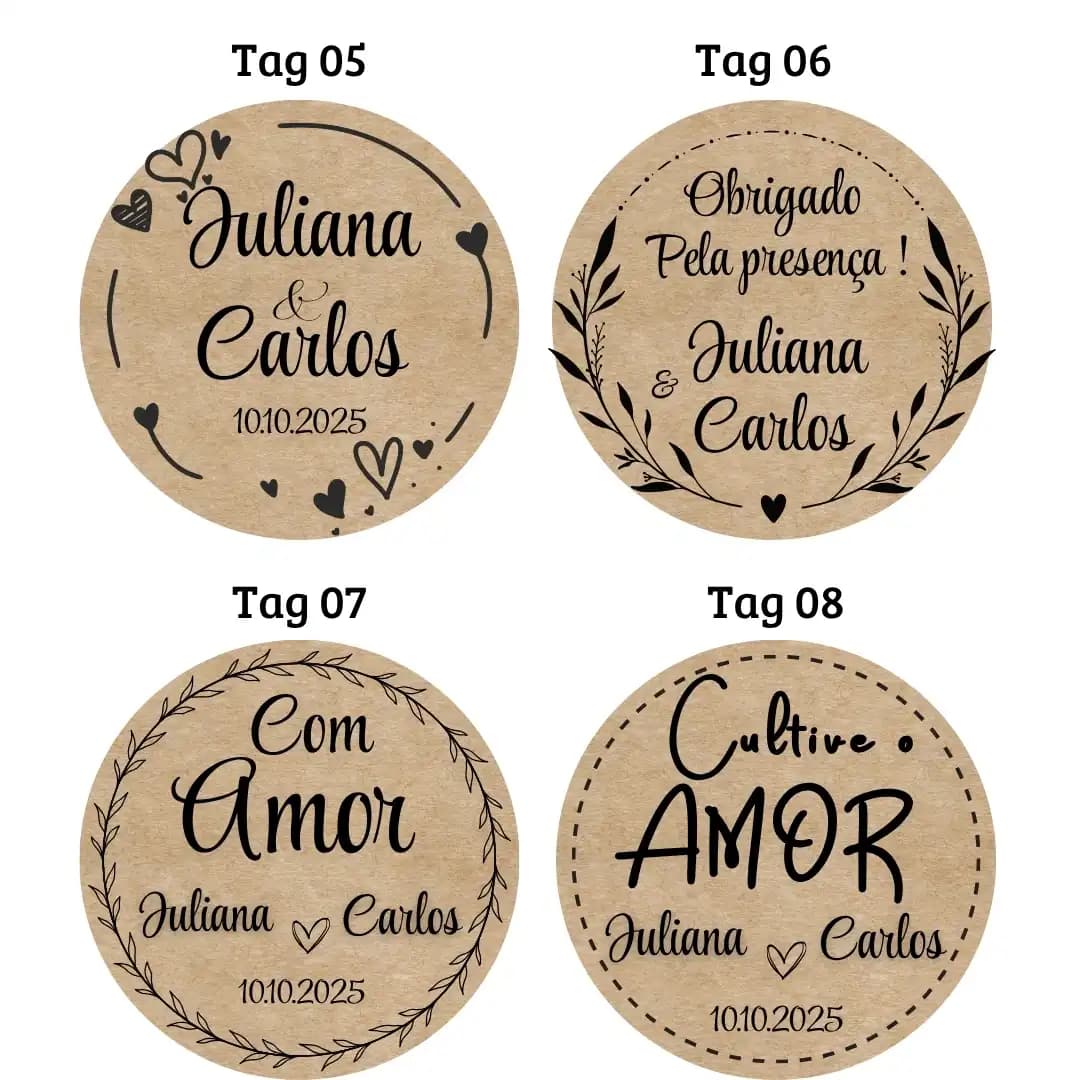 Tag personalizada para suculenta 2