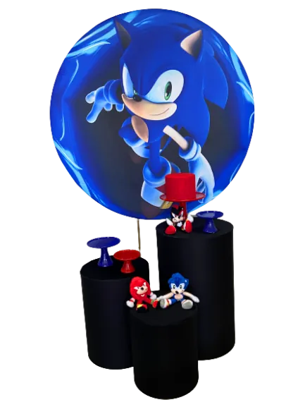 decoracao de festa de aniversario: Sonic